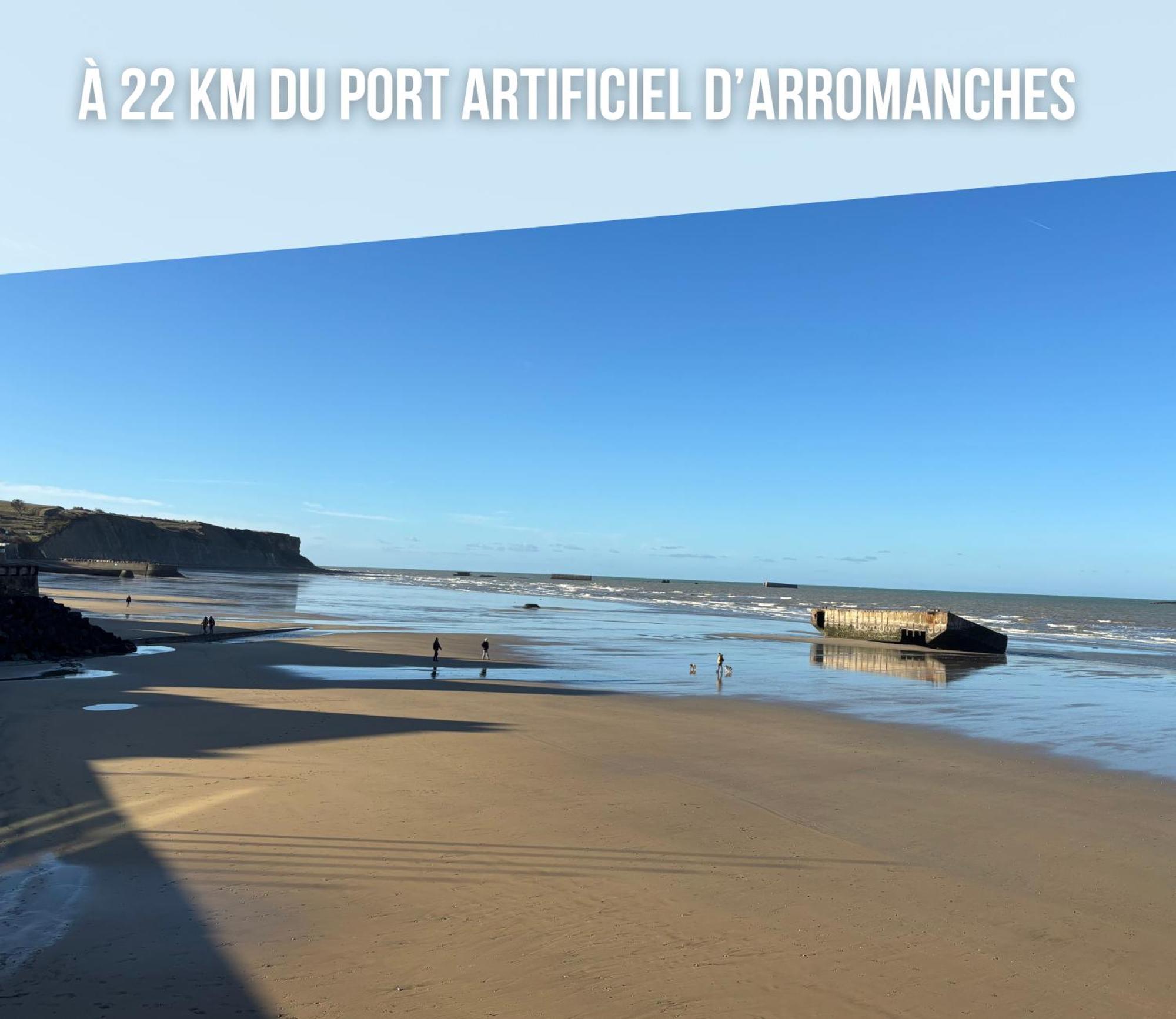 Sweet Omaha Belle Maison Recente Lumineuse Et Cosy Bien Equipee Jardin Clos 15 Mn A Pied Plage Omaha Beach Et Proche De Bayeux & Port En Bessin Saint-Laurent-sur-Mer Zewnętrze zdjęcie
