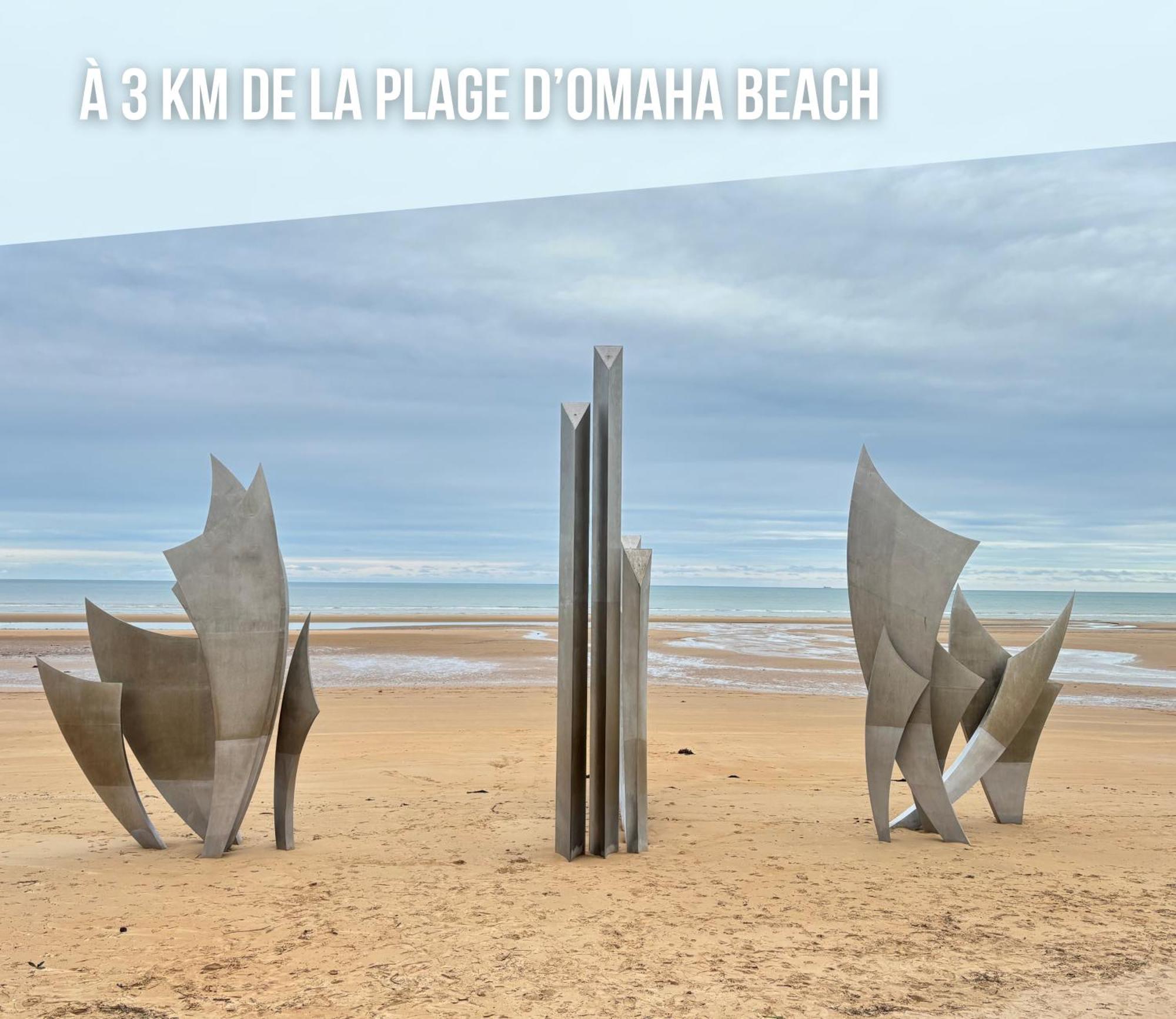 Sweet Omaha Belle Maison Recente Lumineuse Et Cosy Bien Equipee Jardin Clos 15 Mn A Pied Plage Omaha Beach Et Proche De Bayeux & Port En Bessin Saint-Laurent-sur-Mer Zewnętrze zdjęcie